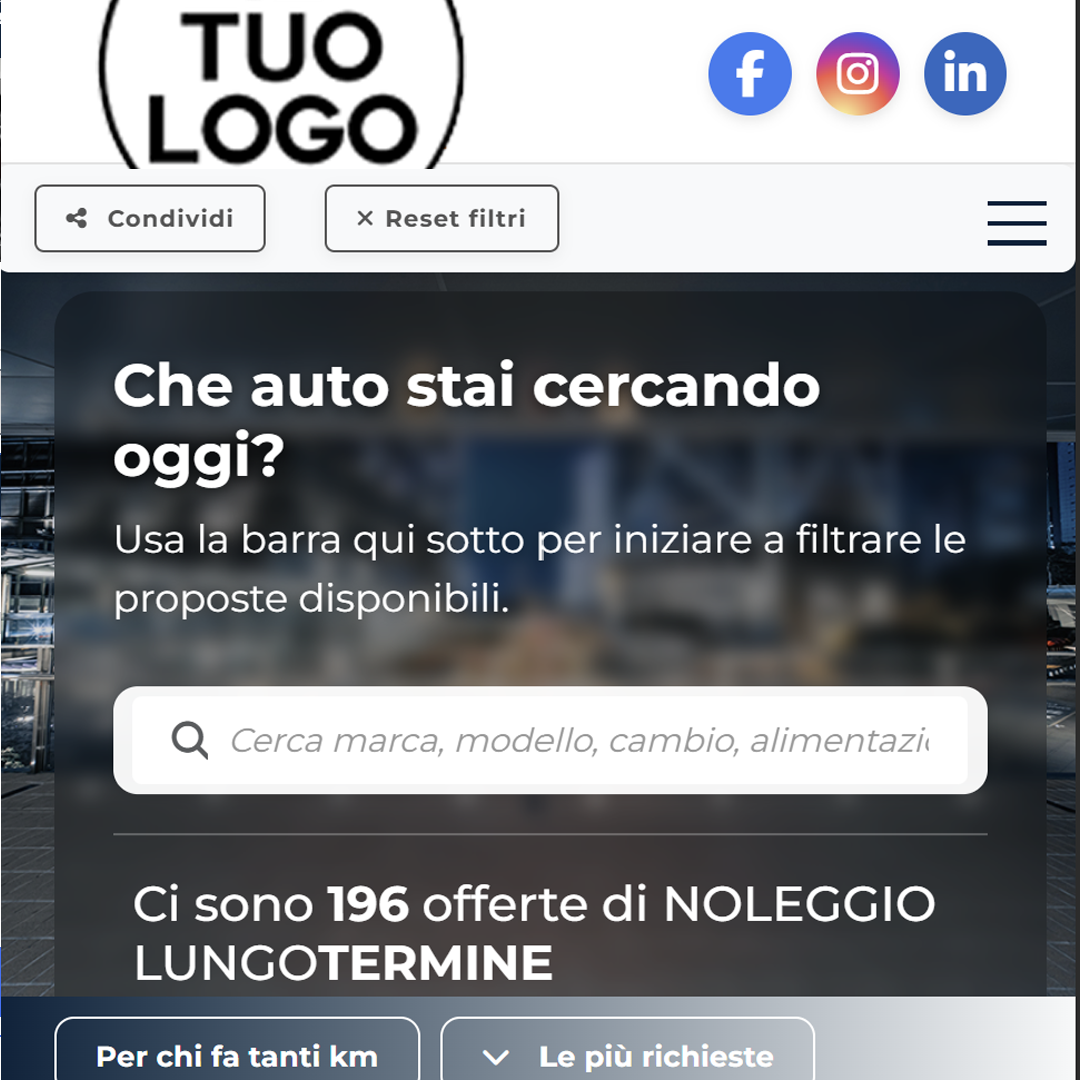 Portale personalizzato